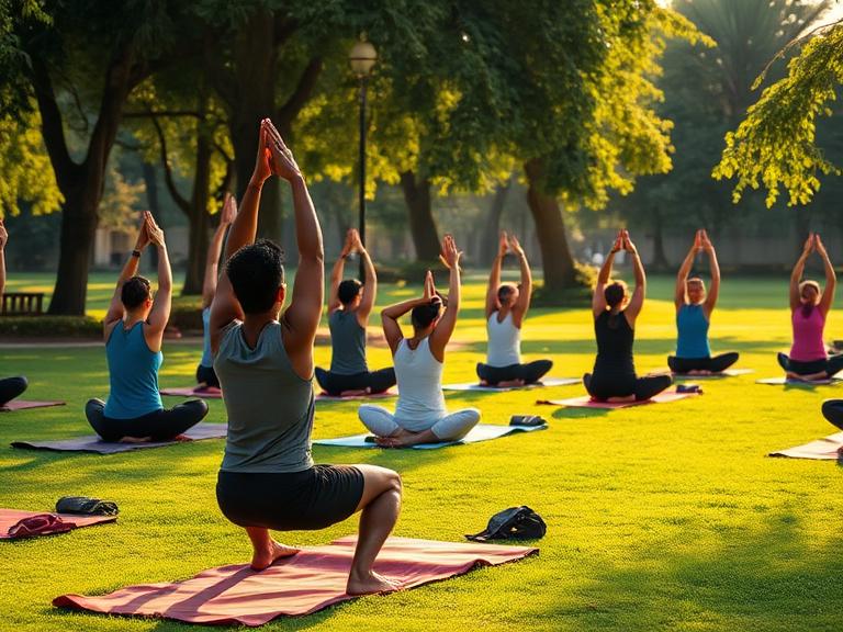 Evening Yoga Class in Chennai 